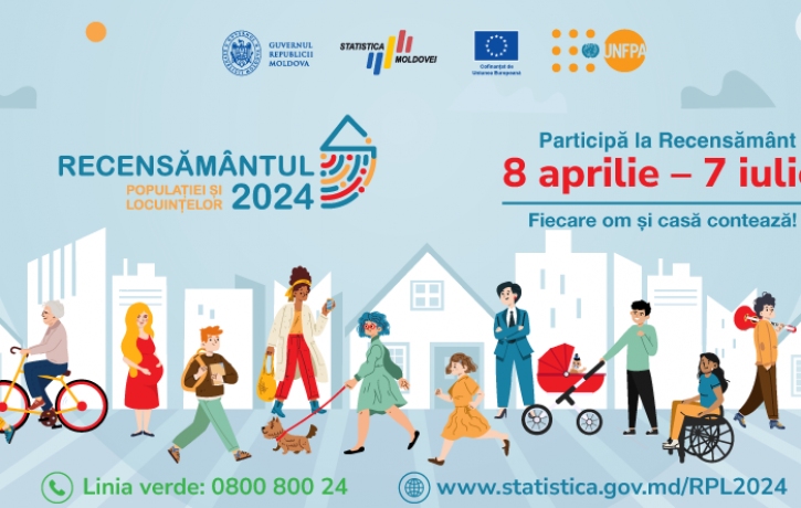 Anunț privind desfășurarea Recensământului populației și locuințelor în perioada 8 aprilie-7 ...