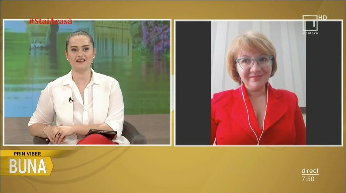 Bună dimineața cu Secretarul general al UNEJ la  la TV Moldova1